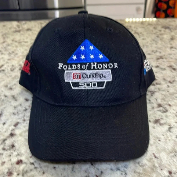 2017 Folds of Honor QuikTrip 500 NASCAR Coca-Cola Black Hat SnapBack Atlanta - Picture 1 of 7